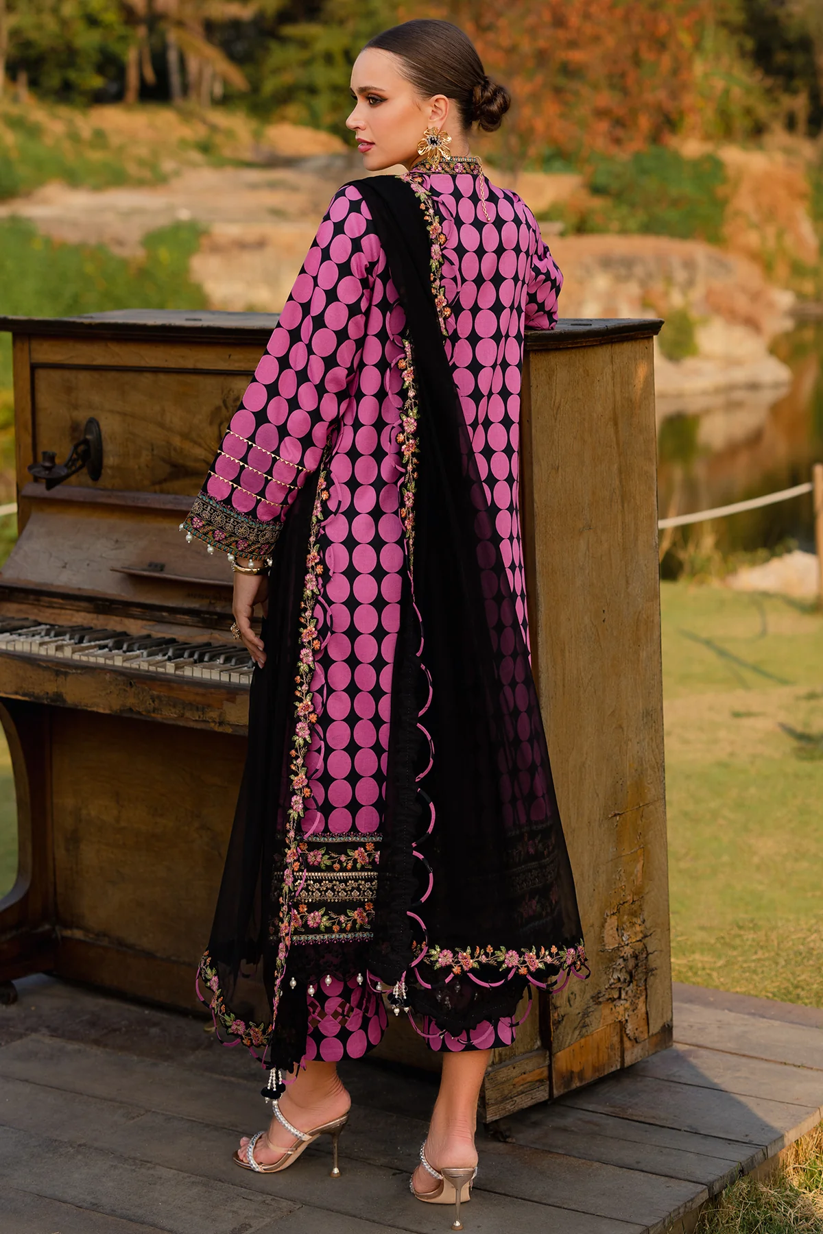 CHARIZMA QARA | 3-PC Unstitched Festive Edit Lawn Collection