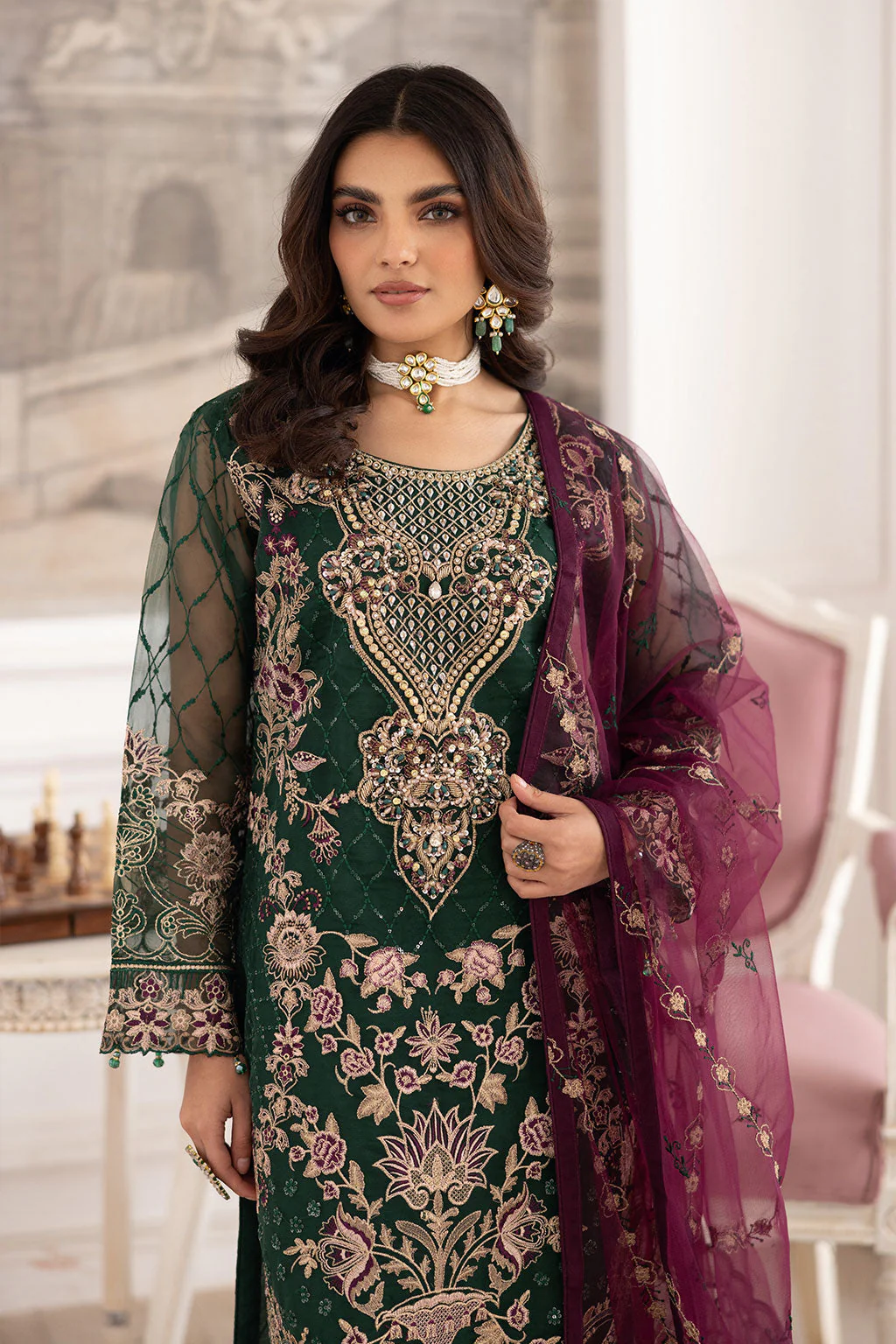 Ramsha Dastoor Collection’s Unstitched 3-piece suit