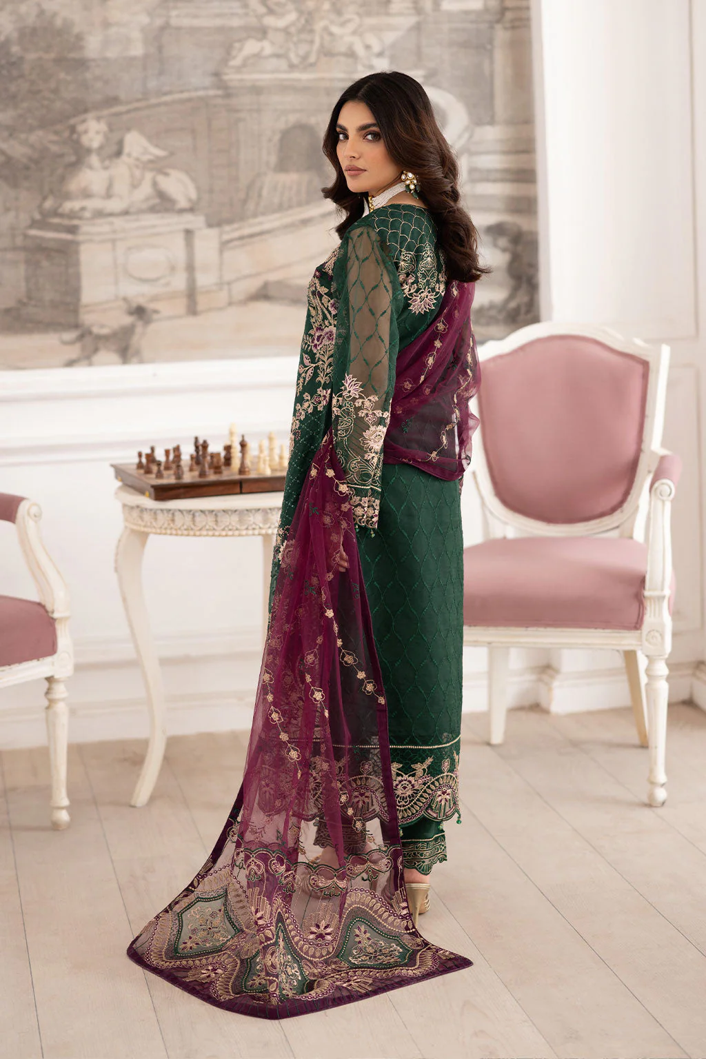 Ramsha Dastoor Collection’s Unstitched 3-piece suit