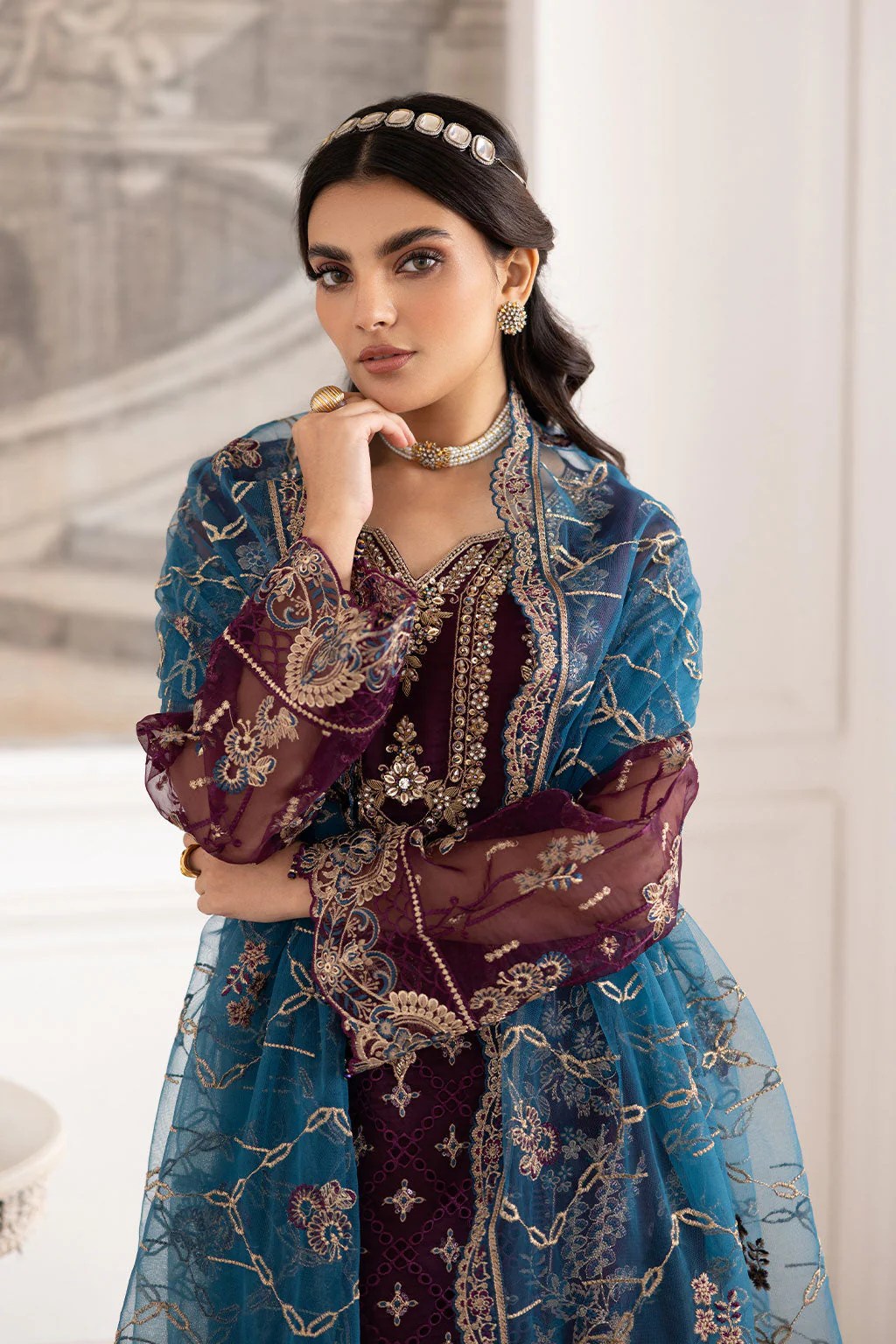Ramsha Dastoor Collection’s Unstitched 3-piece suit (007)