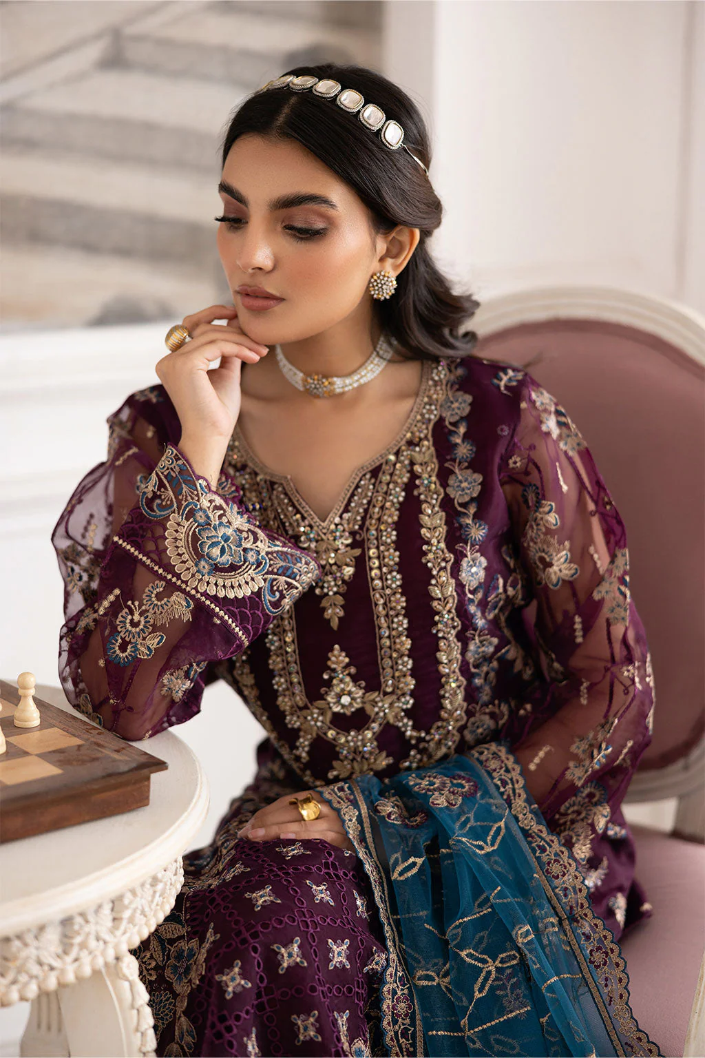 Ramsha Dastoor Collection’s Unstitched 3-piece suit (007)