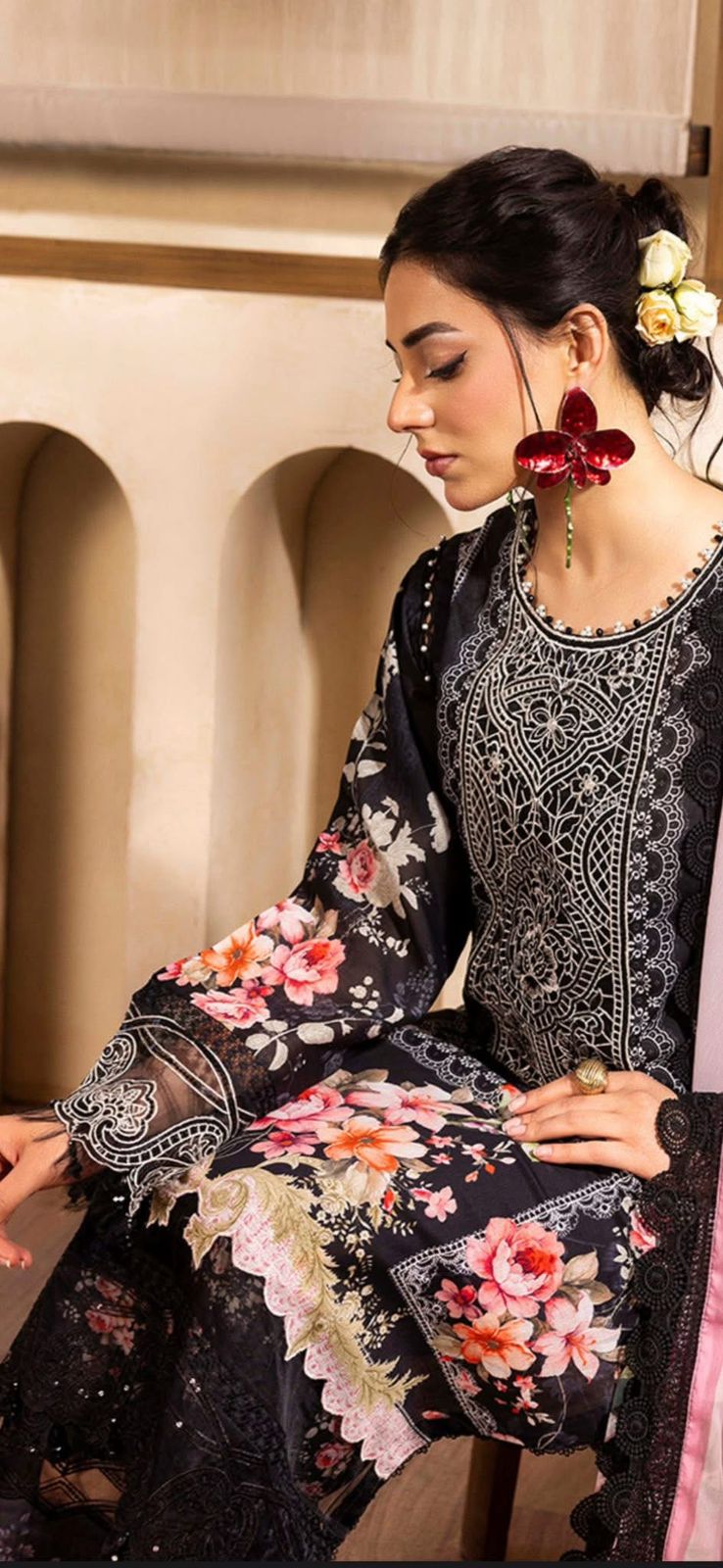ADans Collection’s Unstitched 3-piece suit (007)