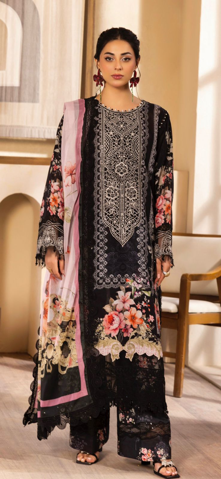 ADans Collection’s Unstitched 3-piece suit (007)